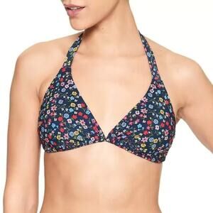 GAP Floral Mix Triangle Bikini Top
